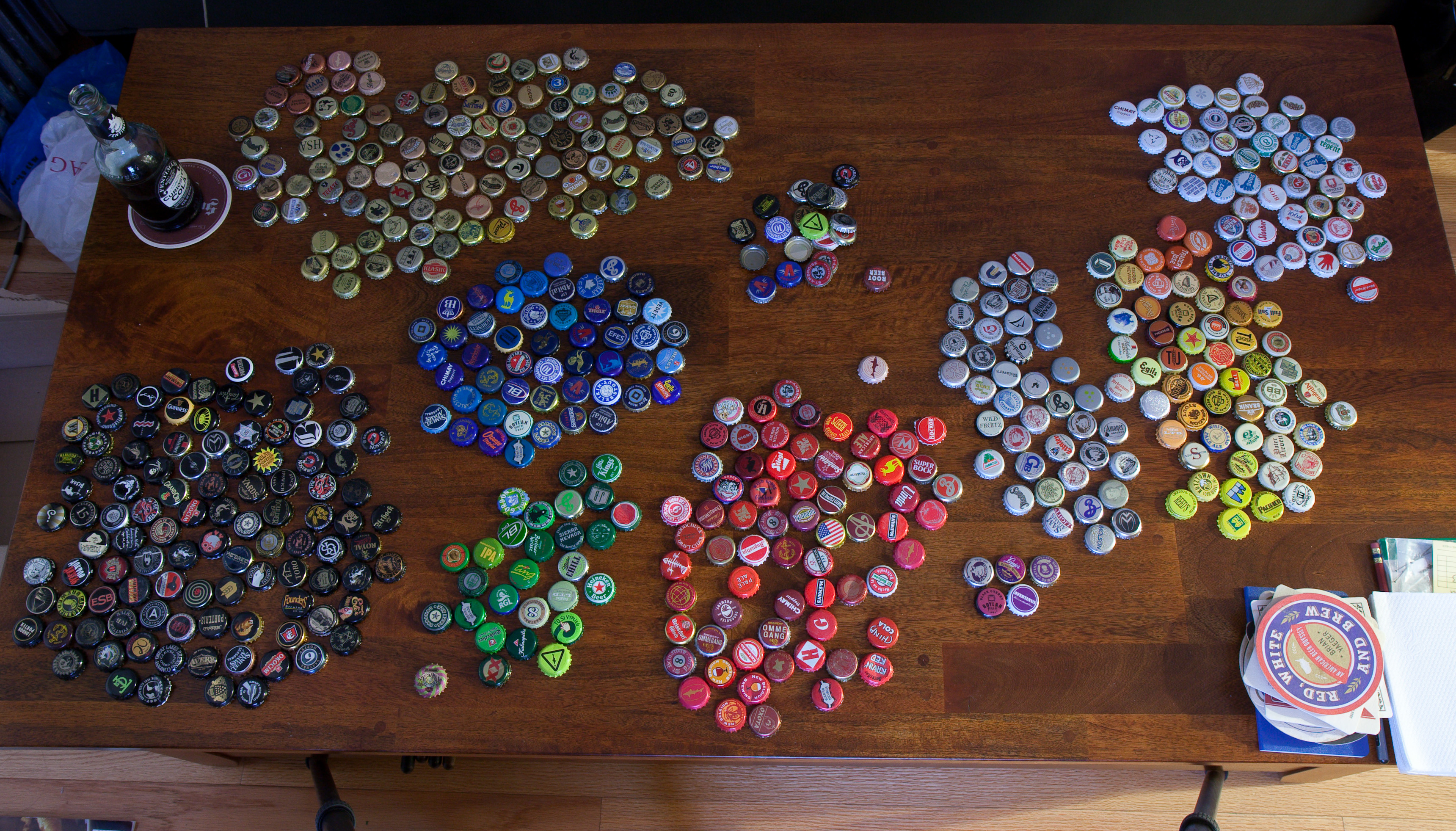 5 years worth of bottle caps